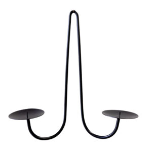 Wandkerzenleuchter aus Eisen