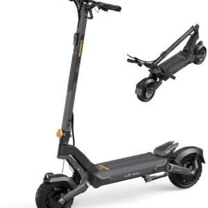 Ausom 2000W Dual Motor Folding Electric Scooter for Adults, Off Road Dual Motor E-Scooter with E-ABS and Dual Disc Brakes, 40Mph Top Speed, 56 Miles Max Range