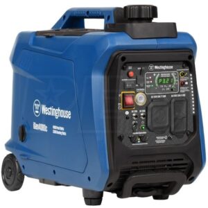 4,000-Watt Gas Powered Portable Inverter Generator with Recoil Start, LED Data Center